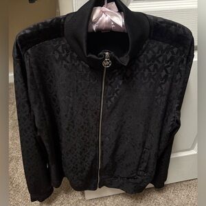Michael Kors Black Jacket with Silver Accents XL